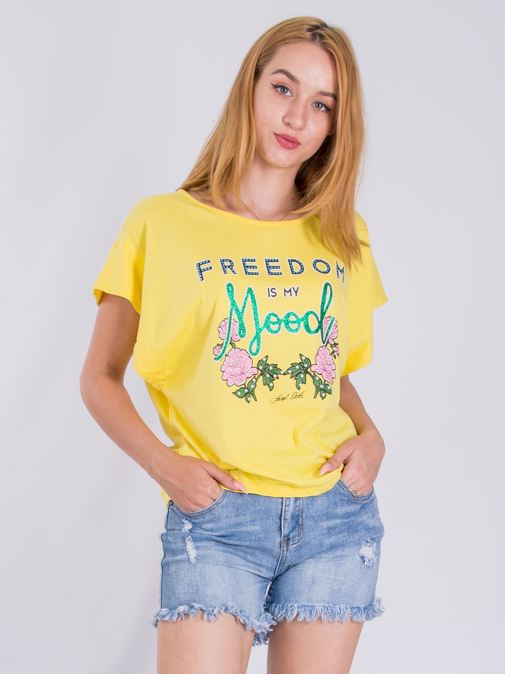 

Футболка Sarah Chole 11461  Желтый, Футболка Sarah Chole 11461 S Желтый