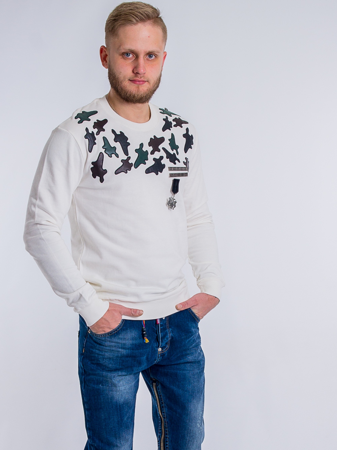 

Свитшот MNML 2314  Белый, Свитшот MNML 2314 2XL Белый