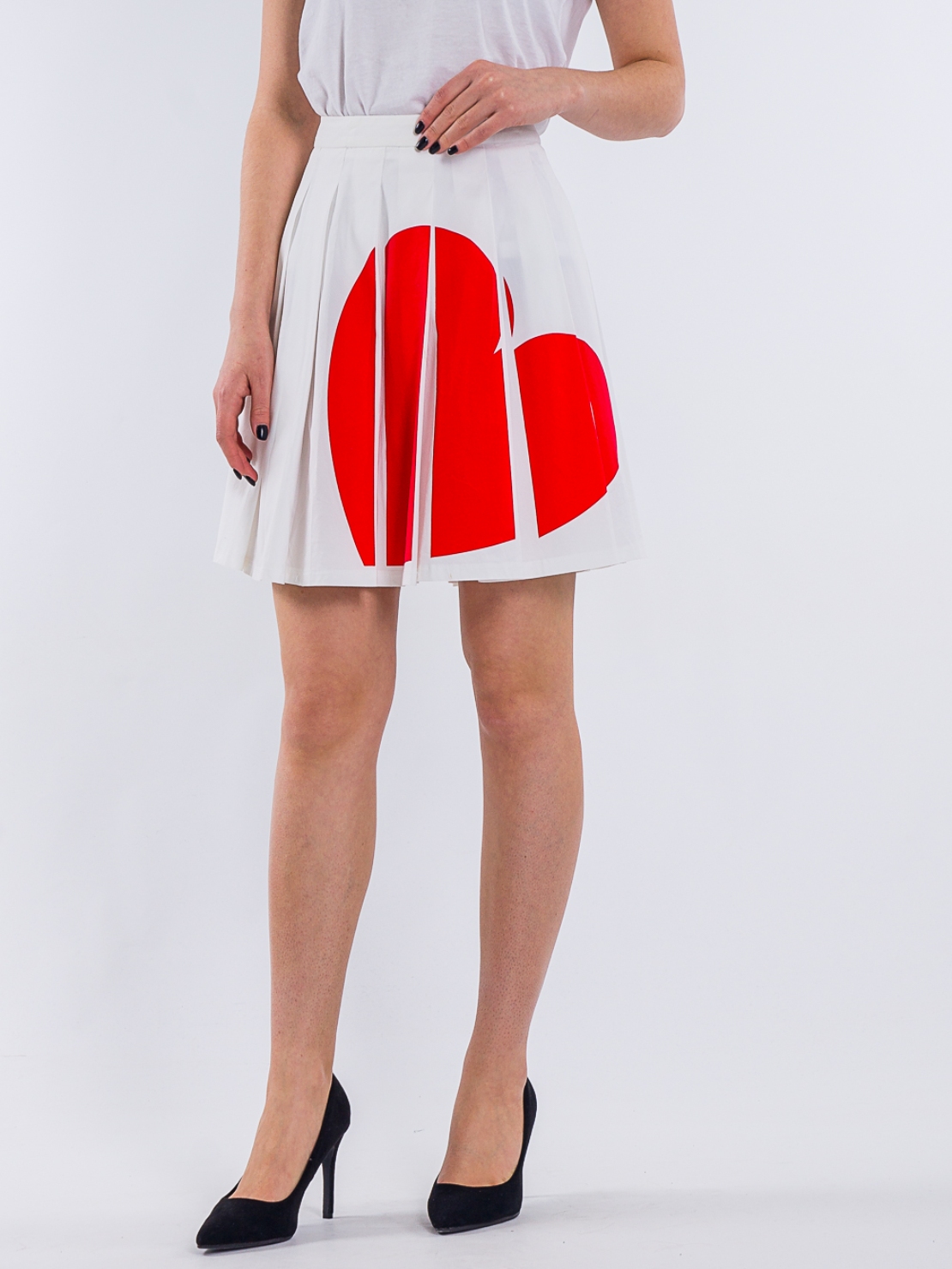 

Юбка Love Moschino WGC1201S2556A00  Белый, Юбка Love Moschino WGC1201S2556A00 XS Белый