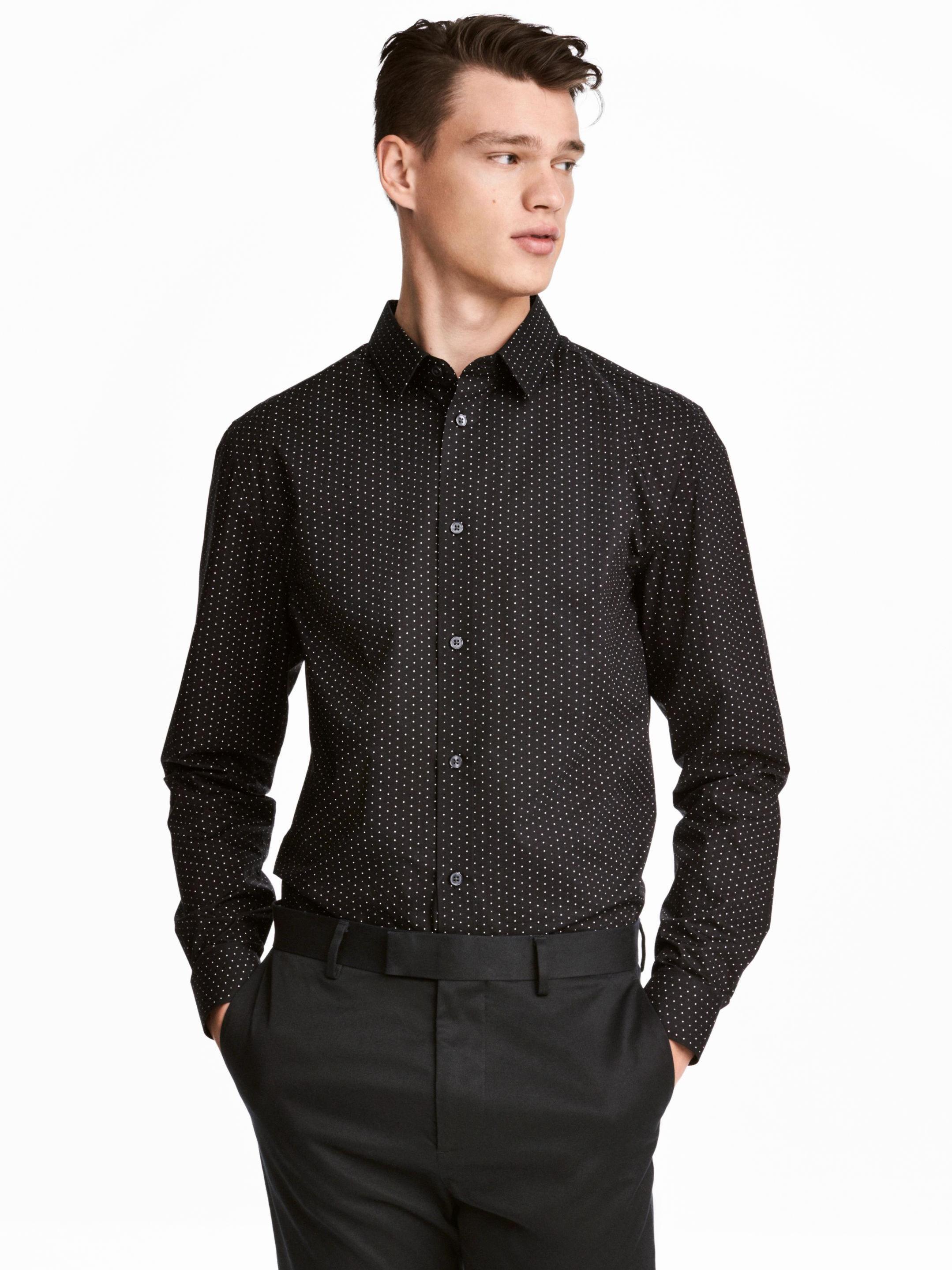 

Рубашка H&M 0551892  Черный, Рубашка H&M 0551892 S Черный