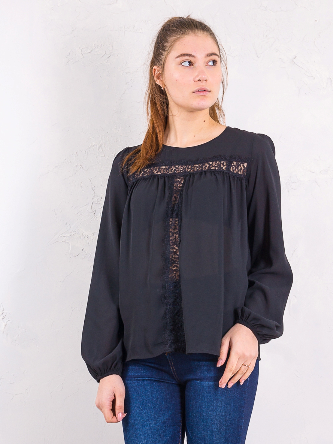 

Блузка с кружевом Sarah Chole 11249  Черный, Блузка с кружевом Sarah Chole 11249 S Черный