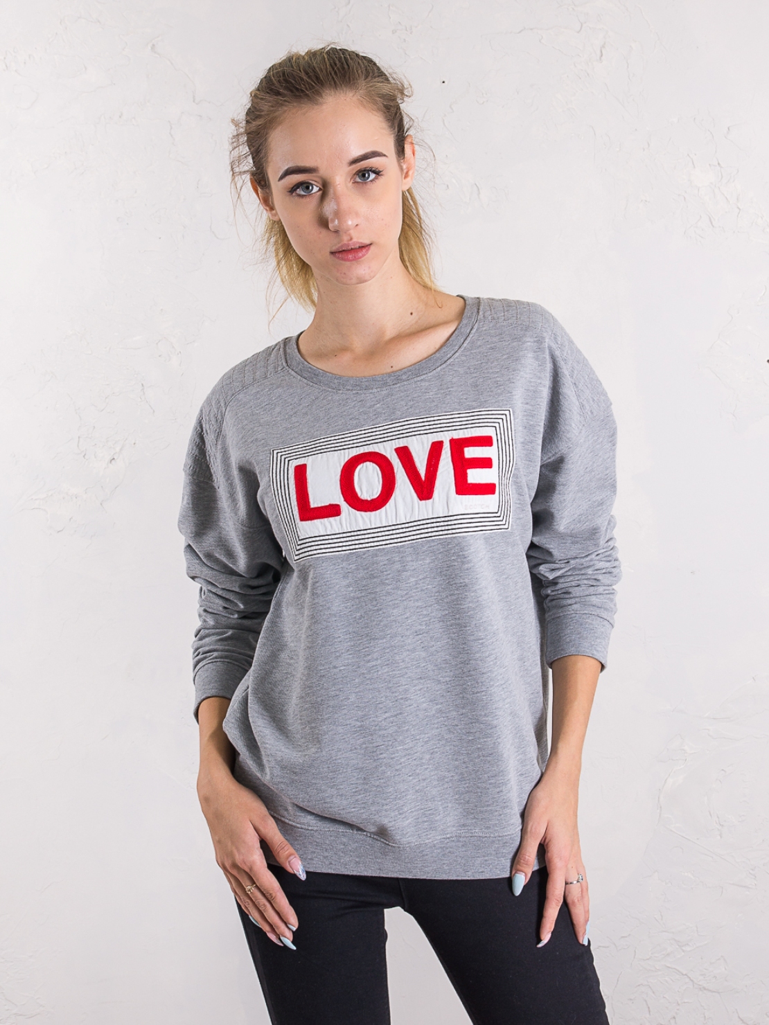 

Свитшот Love Scotch & Soda N021018-4  Серый, Свитшот Love Scotch & Soda N021018-4 S Серый