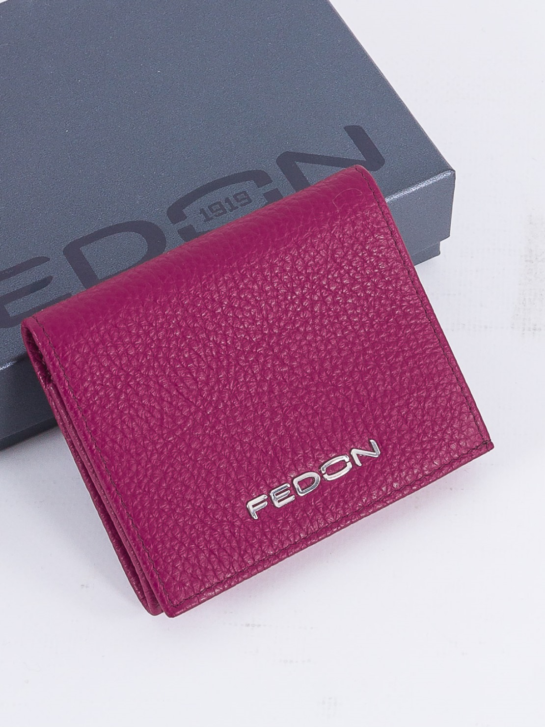 

Кошелек кожаный Fedon 90009813905 One size Бордовый