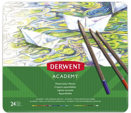 

Набор акварельных карандашей Derwent Academy Watercolour 24 цвета (2301942)