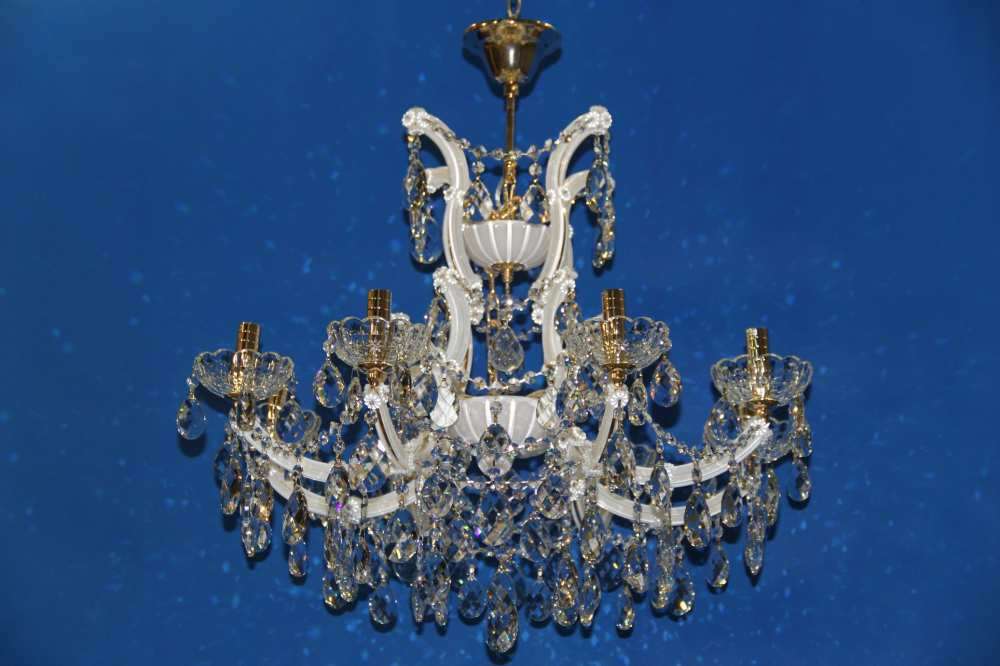 

Люстра свеча L8061/8 (SGwhite) Handmade (YE-L8061/8-SG+white)