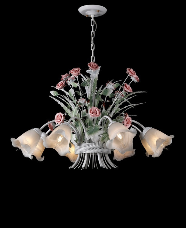 

Декоративная люстра L9093/8 (WT) Handmade (YE-L9093/8-WT)