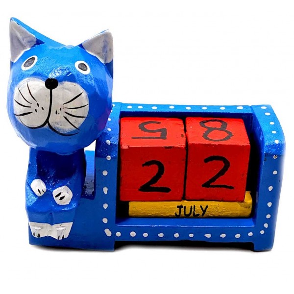 

Настольный Календарь Cat Please, 11х9х4 см Деревянный