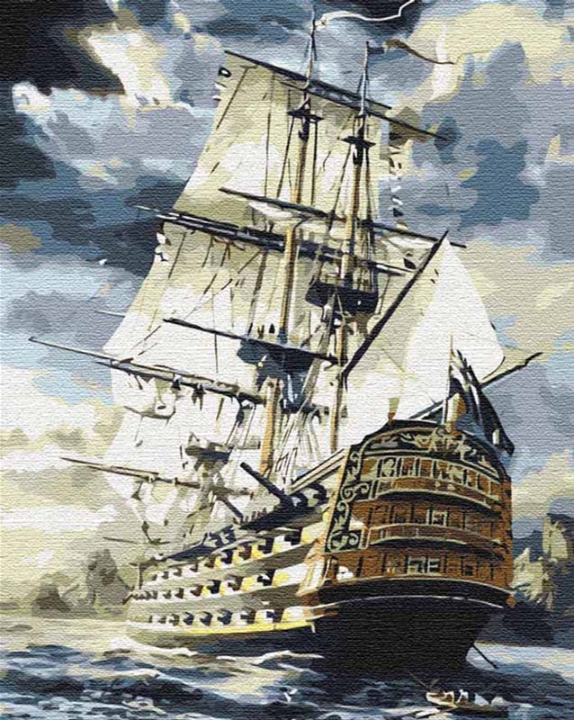 

Картина по номерам Идейка Линкор 40 x 50 см (КНО2710) (4823104303732)
