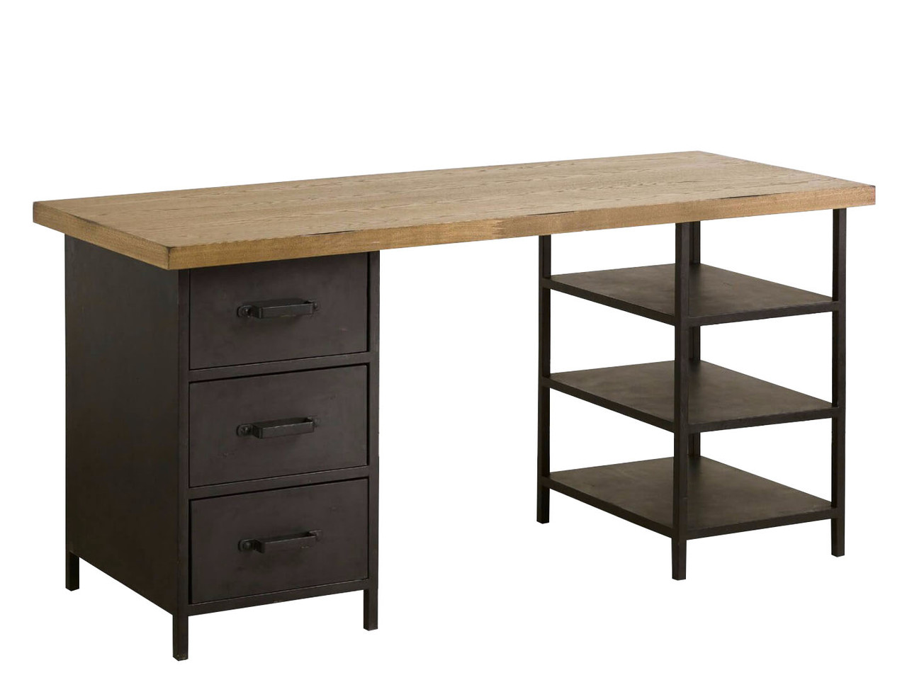 

Письменный стол Loft 1500*600*750 мм. коричневый