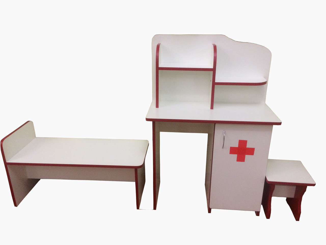 комплект игровой мебели больница 5 предметов