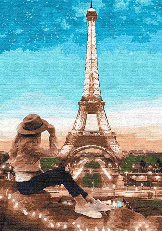 

Картина по номерам Идейка Путешественница 35 x 50 см (КНО2693) (4823104300960)