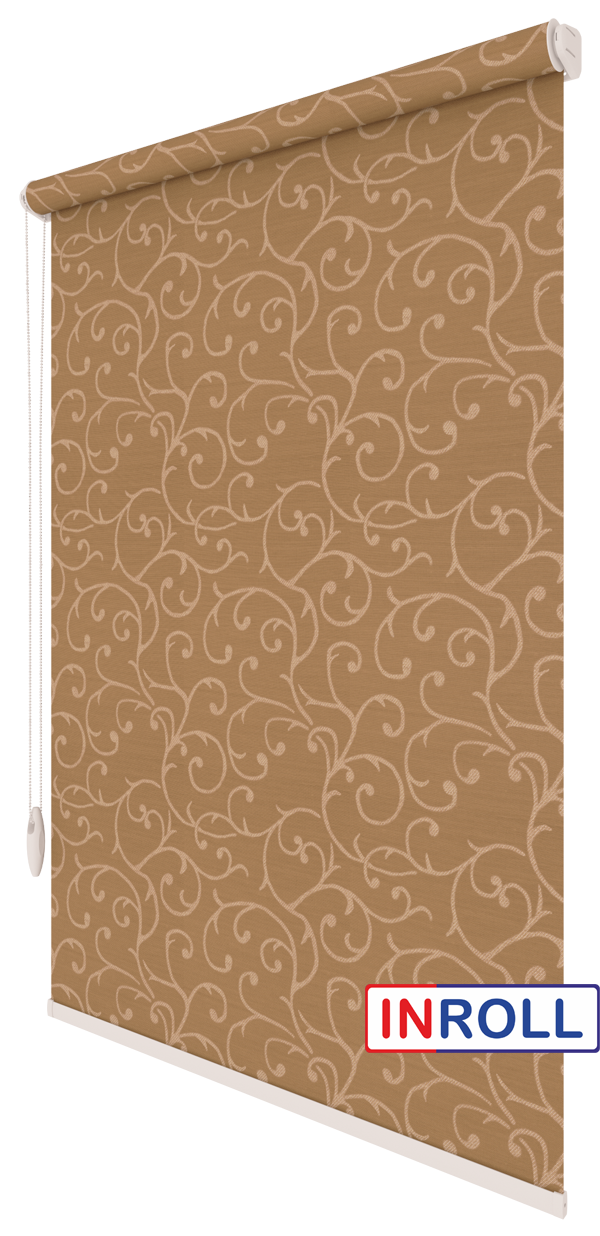 

Ролета тканевая INROLL Есо-Standart 132,5х165 см Akant Какао 1827