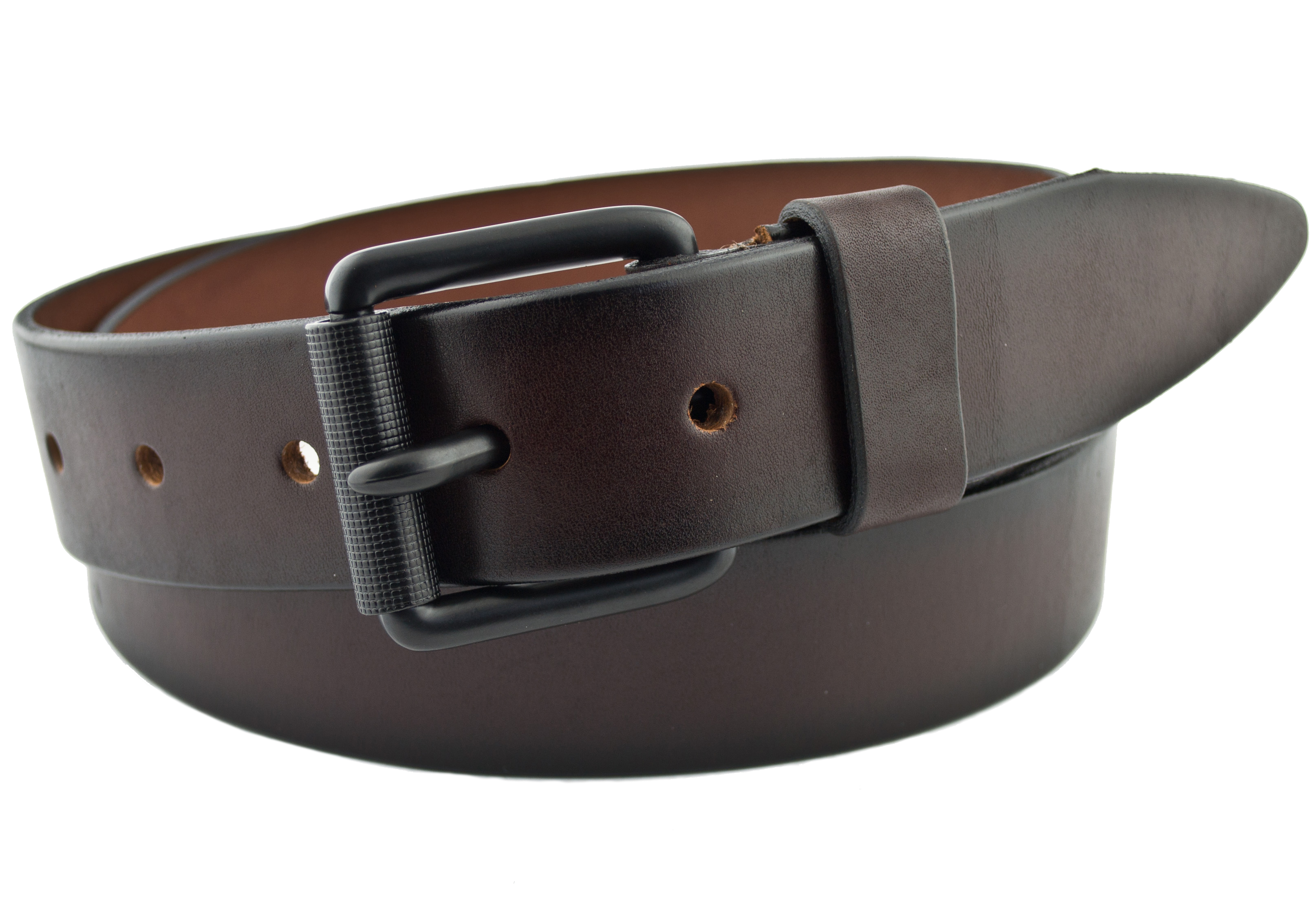 

Мужской кожаный ремень J.K. 4 см для джинсов темно-коричневый 110-135 см (J.K.1086)