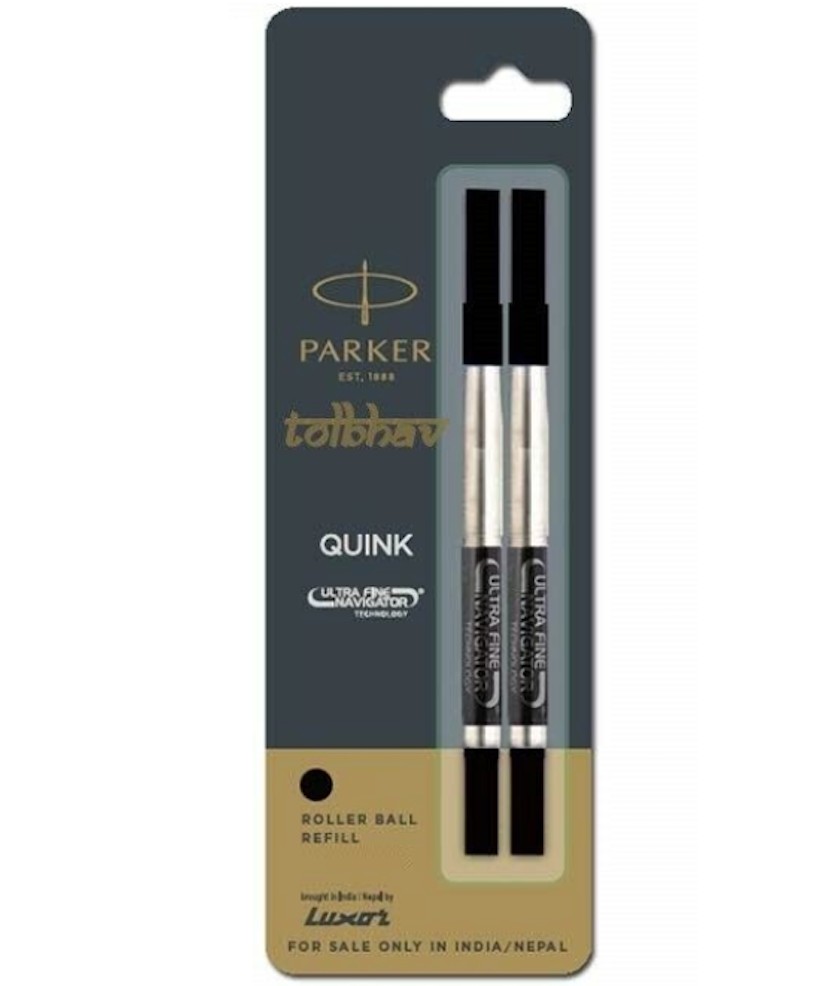 

Стержни 2 в 1 Parker Капиллярный Roller Черный F (0,7 мм) tube 2шт в блистере