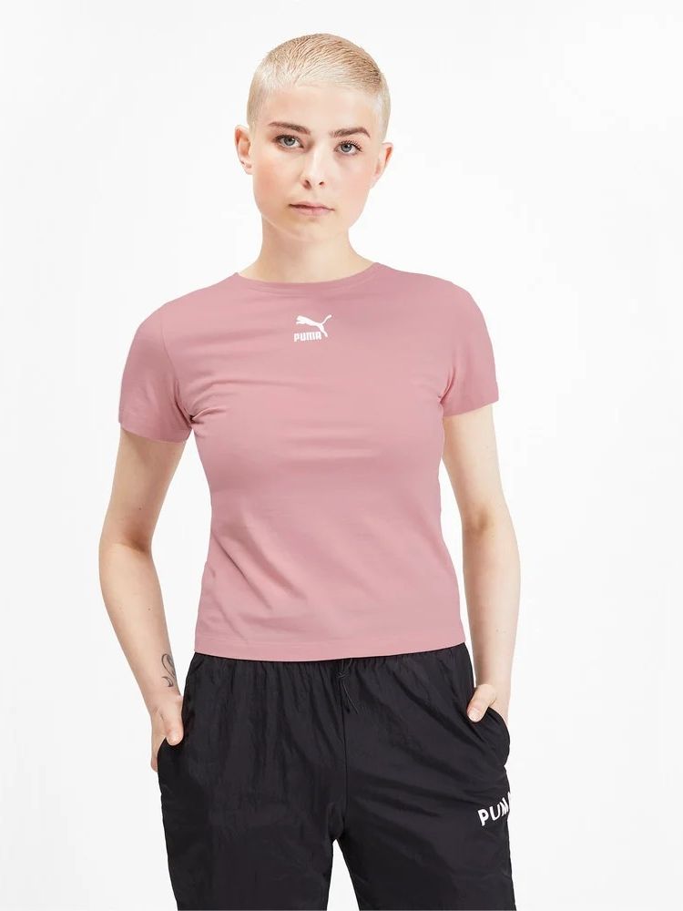 

Футболка Puma Classics Tight Top 59537514  Bridal Rose, Футболка Puma Classics Tight Top 59537514 M Bridal Rose