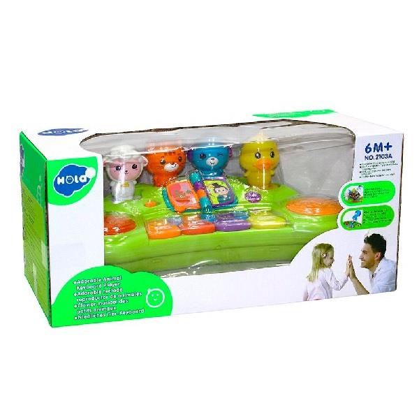 

Музична розвивальна іграшка Hola Toys Піаніно зі звірятами (2103A)