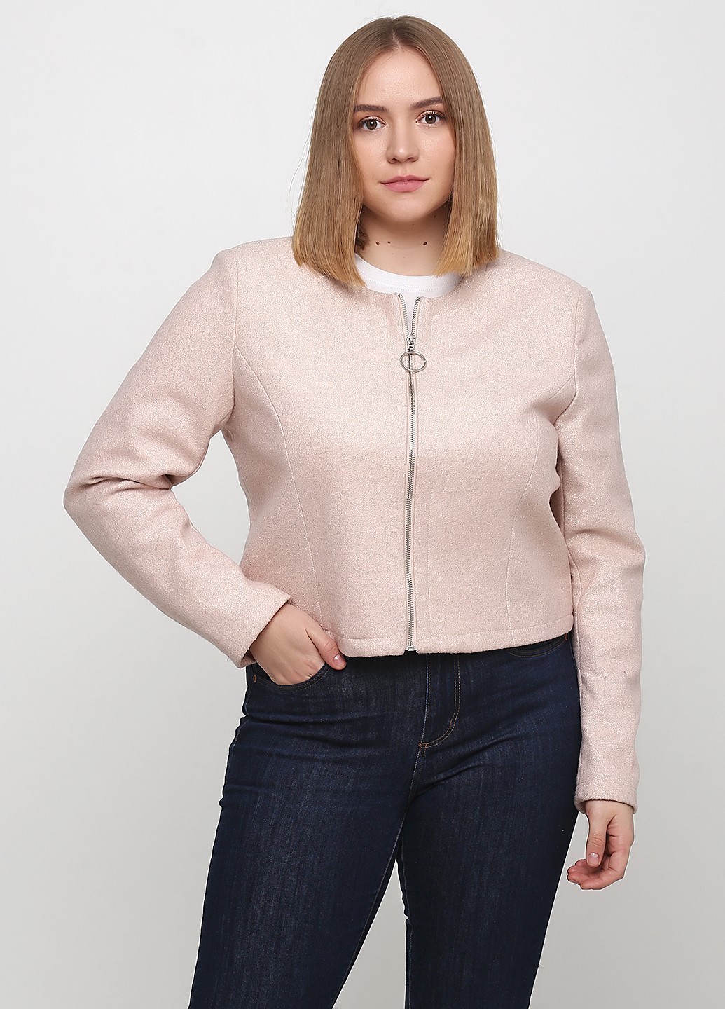 

Жіночий жакет Imperial l/xl пудровий