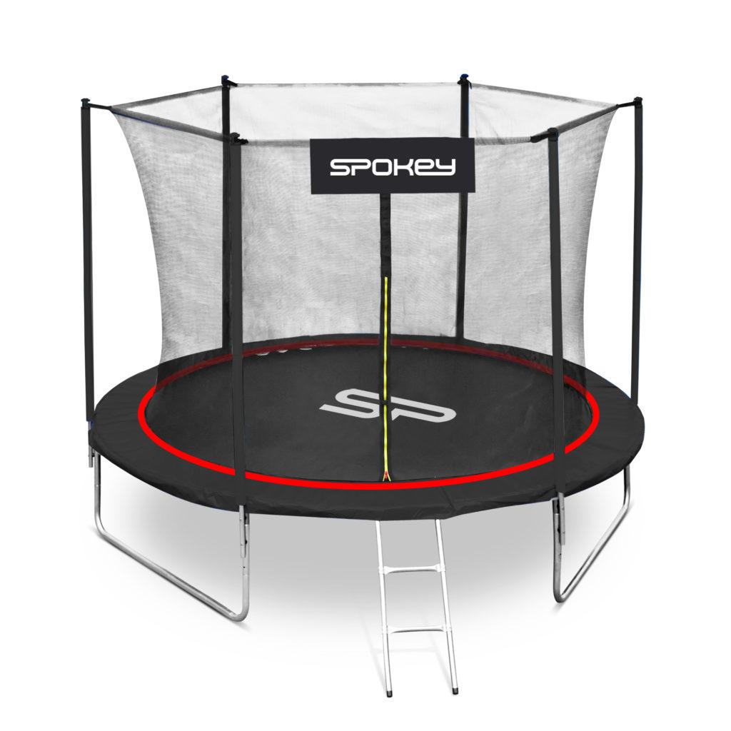 

Батут Spokey Jumper 244 см с внутренней защитной сеткой и лестницей (927880)