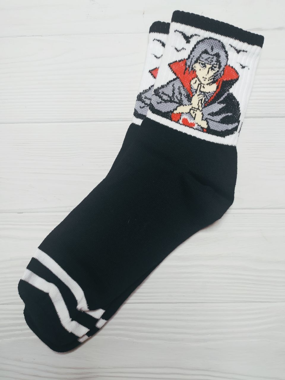 

Носки Rock Store черные с принтом Аниме Наруто Итачи 36-42