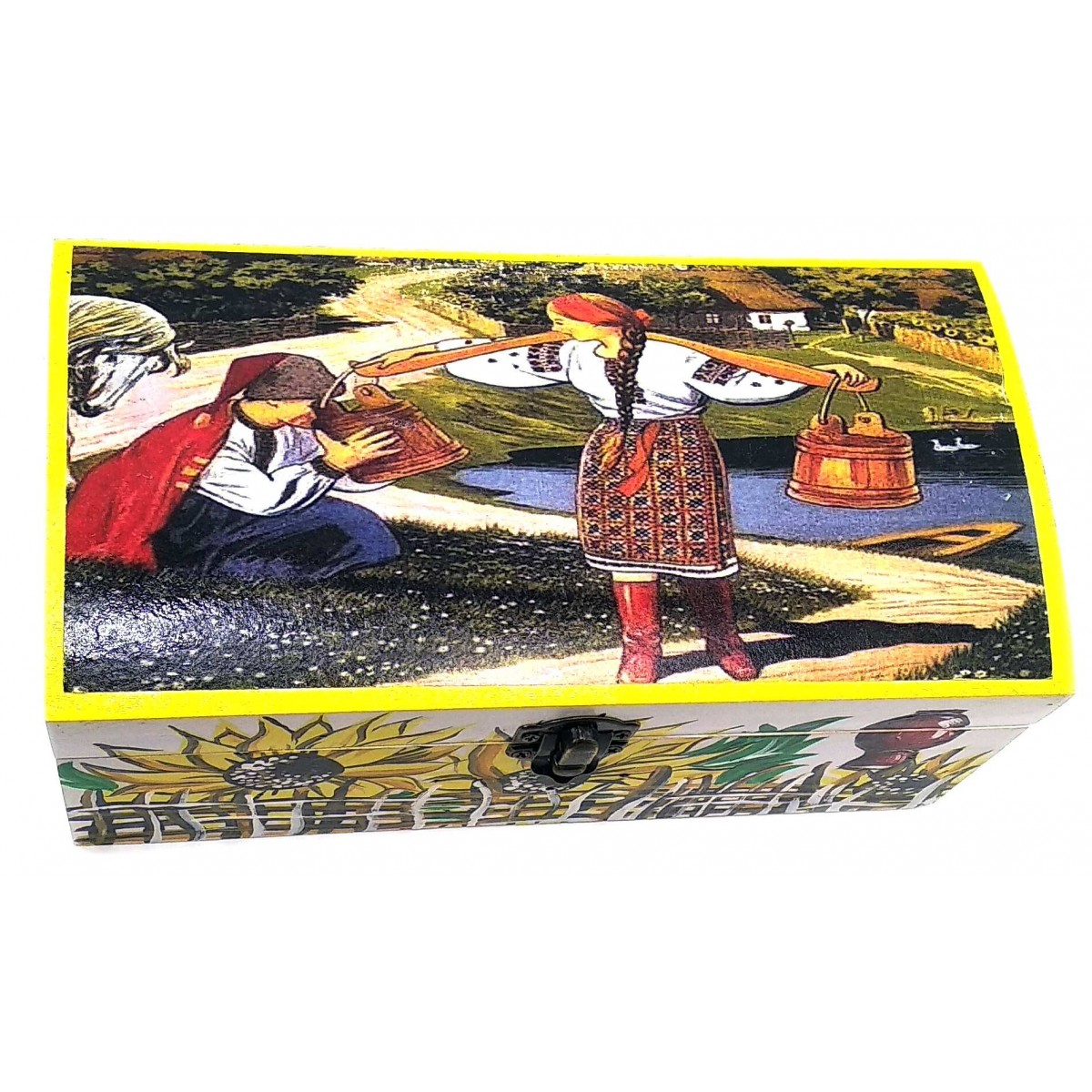 

Шкатулка "несе Галя Воду" (21Х10,5Х9 См) 32407C
