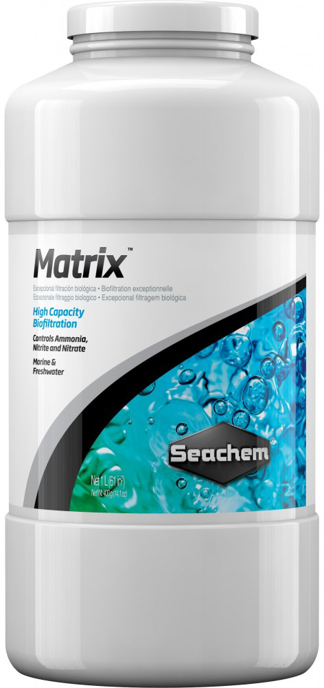 

Бионаполнитель для фильтра Seachem Matrix для пресных и морских аквариумов 1 л (000116011709)
