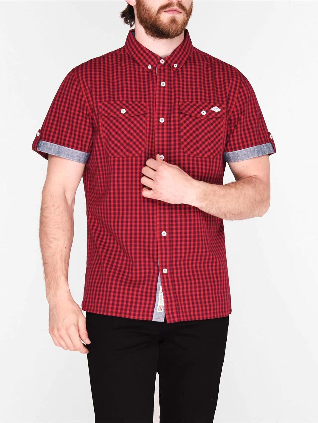 

Рубашка Lee Cooper 557486-64  Red/Navy, Рубашка Lee Cooper 557486-64 M Red/Navy