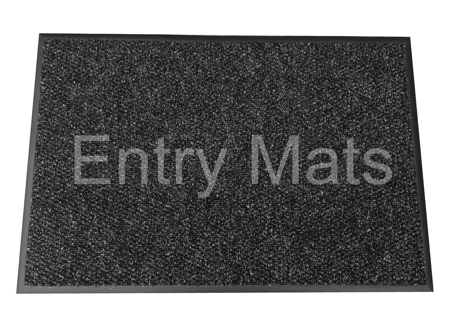 

Грязезащитный коврик VEBE ХЬЮСТОН 120х70 cм Чёрный в резиновом канте
