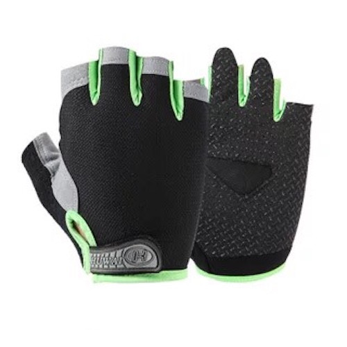 

Перчатки велосипедные Huwai A1Q006 без пальцев S Black/Green
