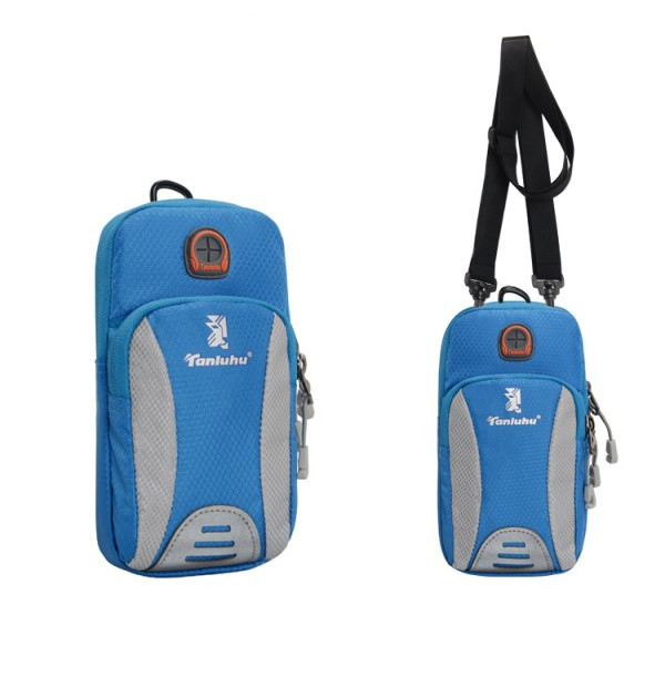 

Сумка на руку для телефона до 7" Tanluhu 19x10 см Blue