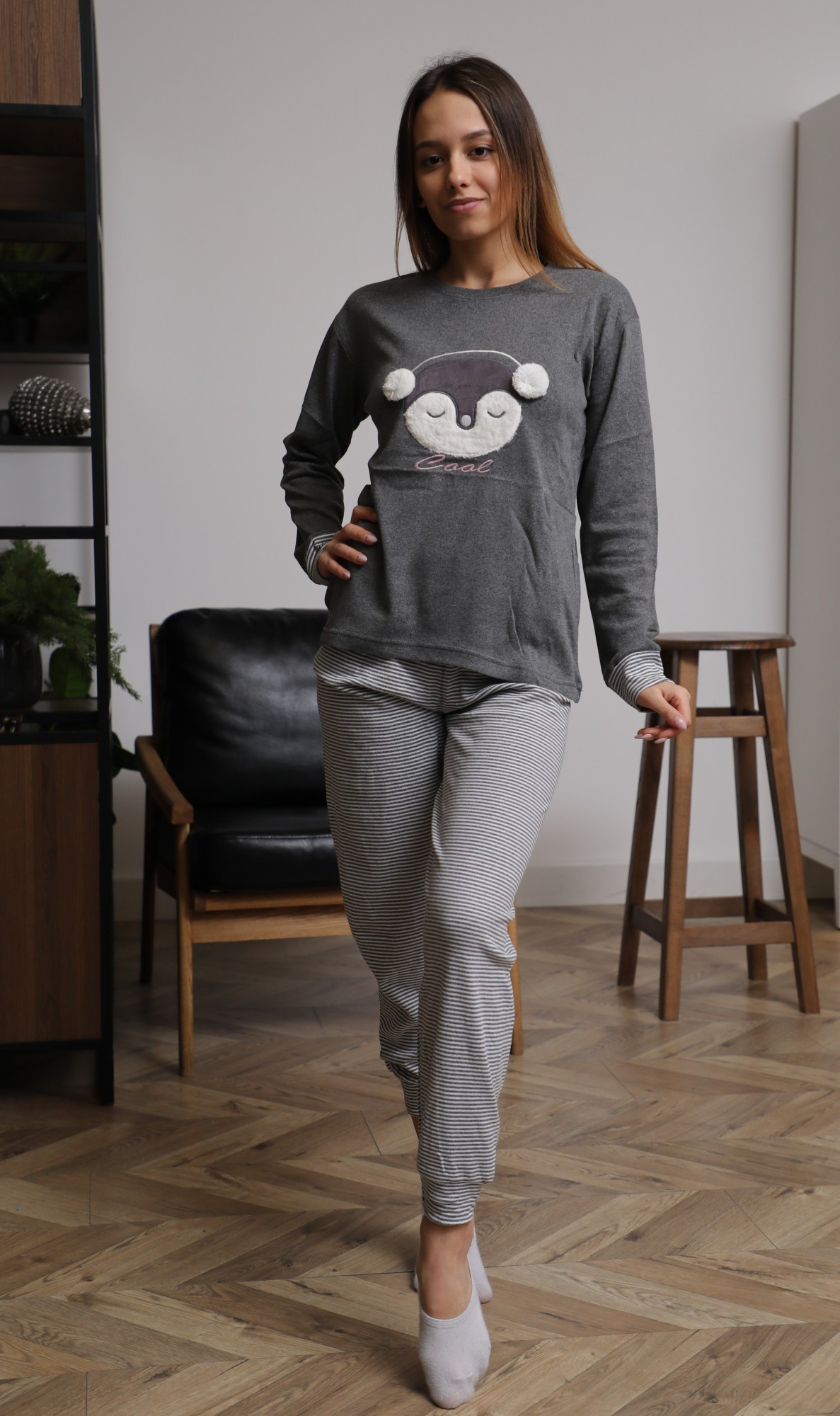 

Пижама Fawn Penguin  Серая, Пижама Fawn Penguin L Серая