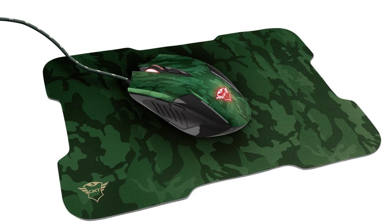 

Провідна ігрова миша Trust GXT 781 USB Rixa Camo + килимок Gaming (23611)