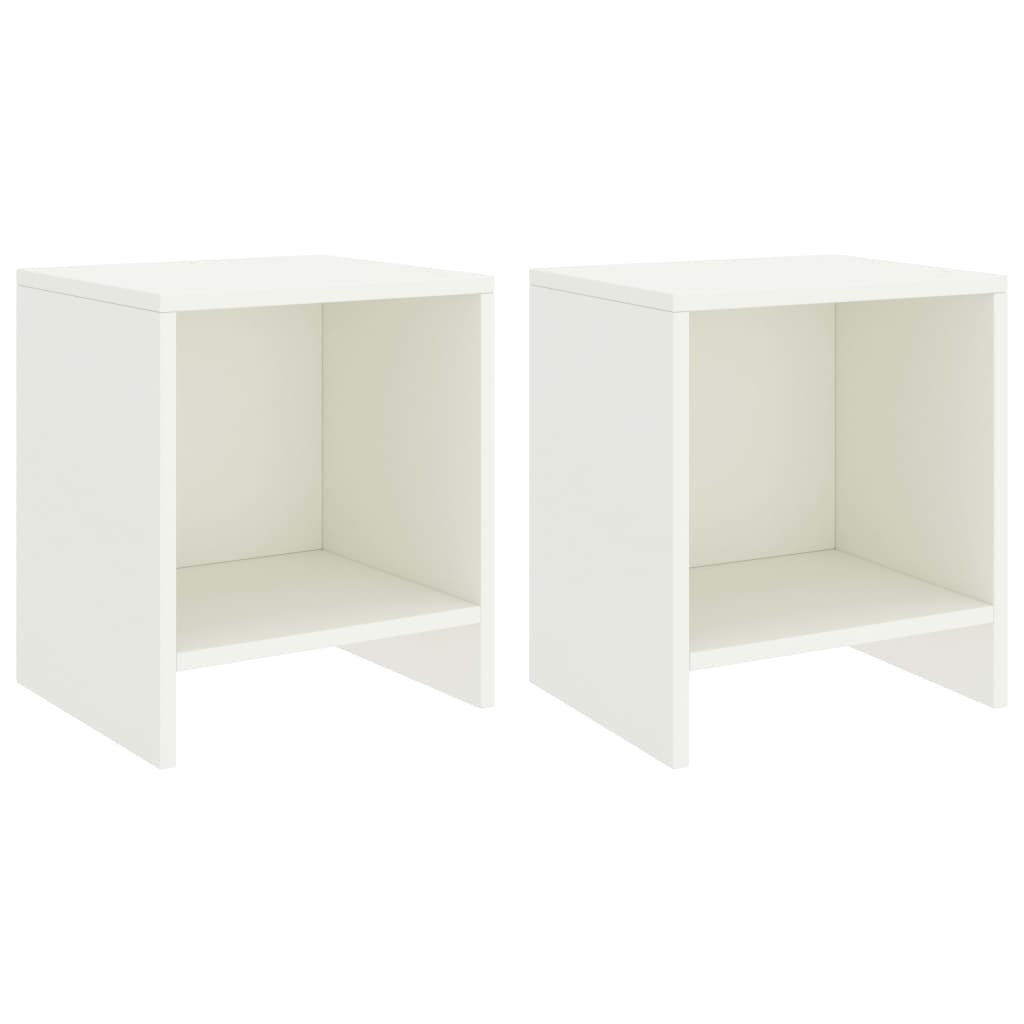

Тумбочки Shumee 2 шт білі 35х30х40 см деревина сосни 322240