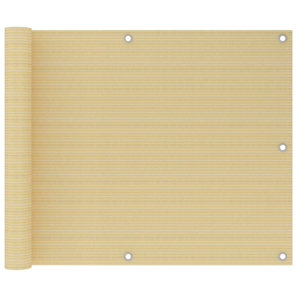 

Балконний тент Shumee бежевий 75x500 см HDPE 310910