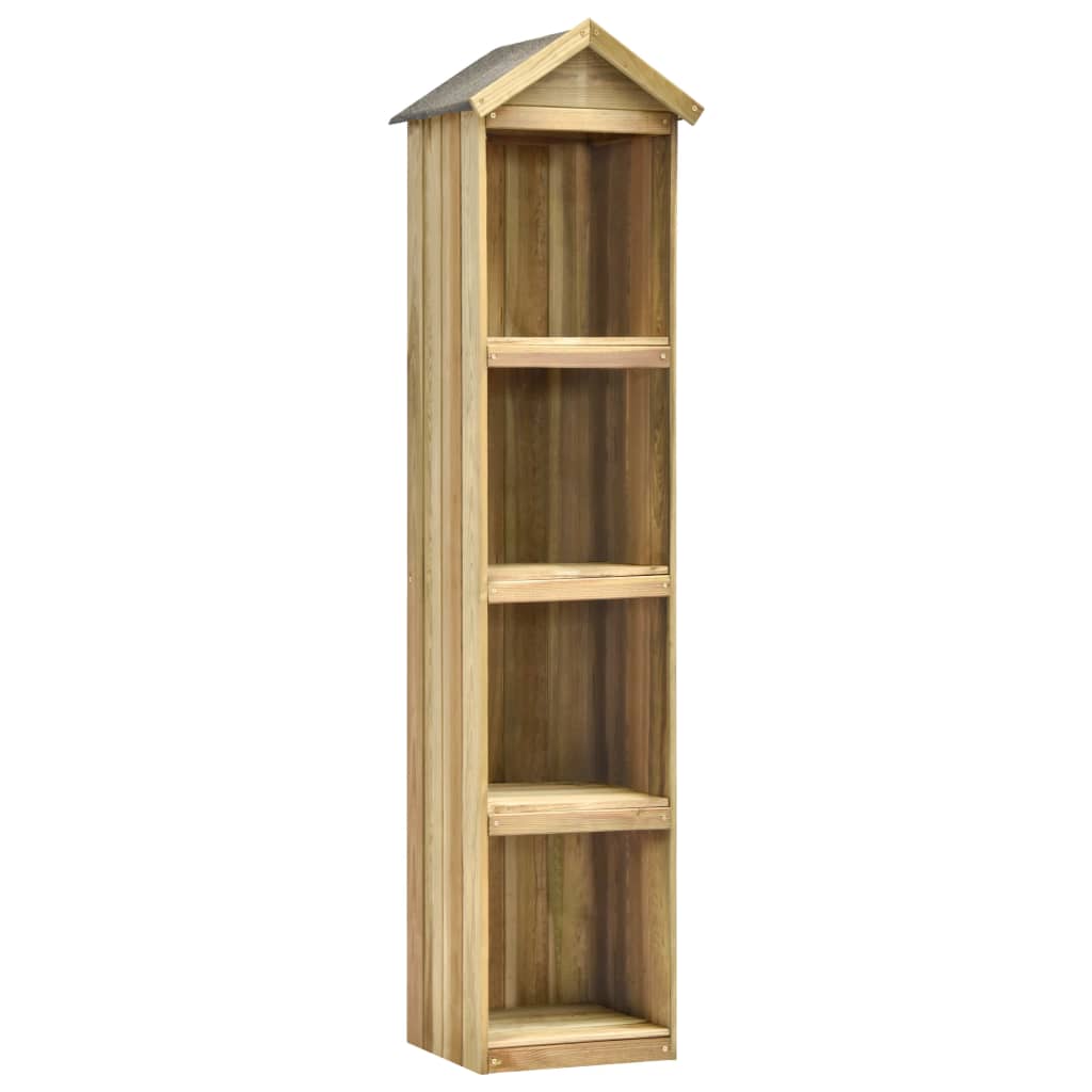 

Вулична шафа для інструментів Shumee 36x36x163 см просочена сосна 46357