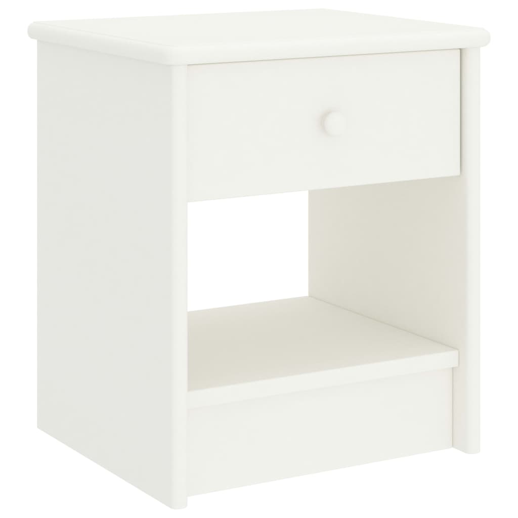

Тумбочка Shumee біла 35x30x40 см соснова 322222