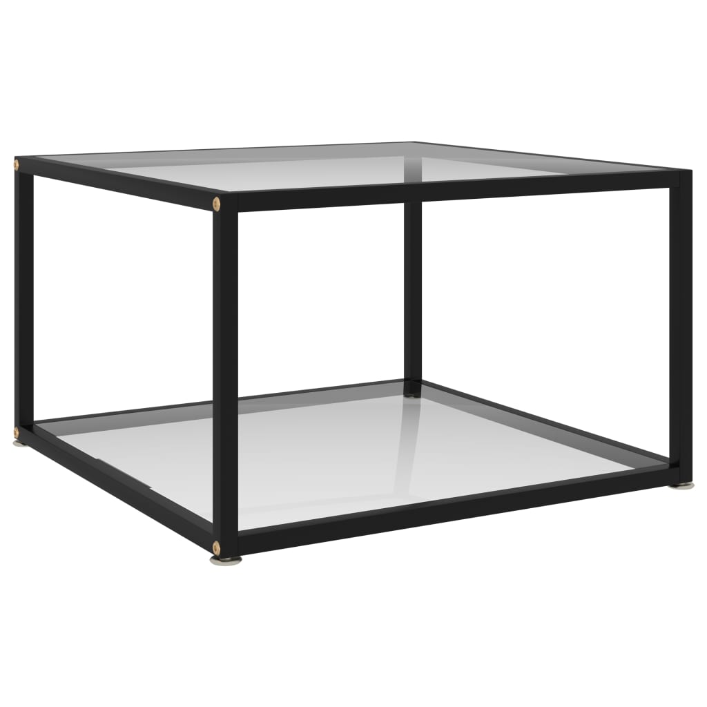

Чайний стіл Shumee прозорий 60x60x35 см загартоване скло 322887