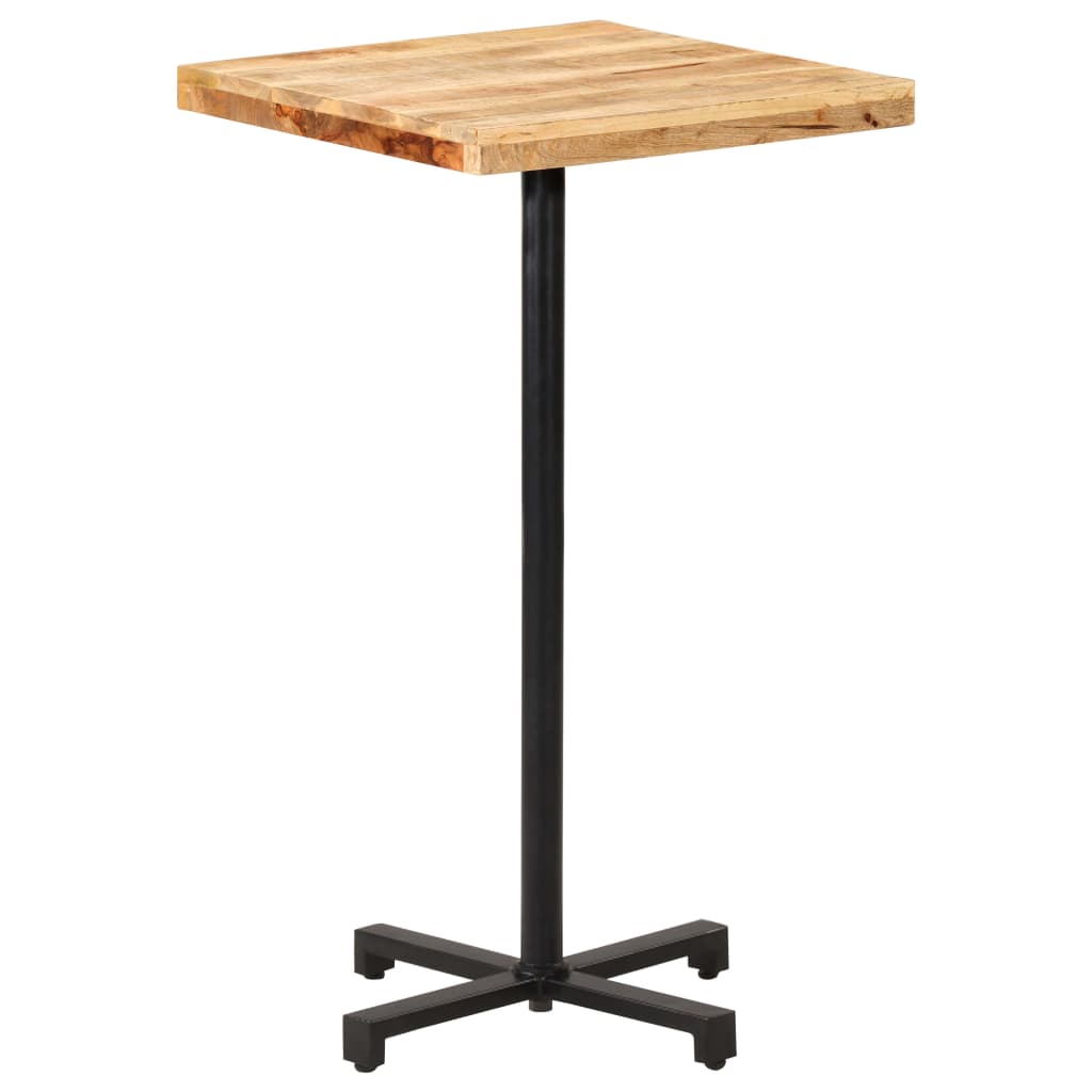 

Барний стіл Shumee квадратний 60x60x110 см мангове дерево коричневий 320272