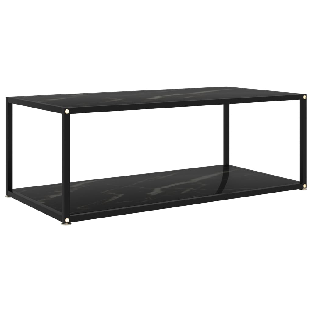 

Чайний стіл Shumee чорний 100x50x35 см загартоване скло322900