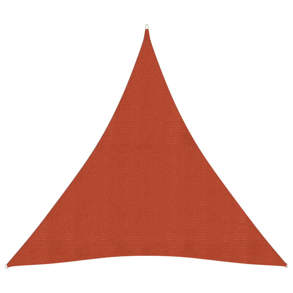 

Сонцезахисний тент Shumee 160 г / м2 теракотовий 450x450x450 см HDPE 311370