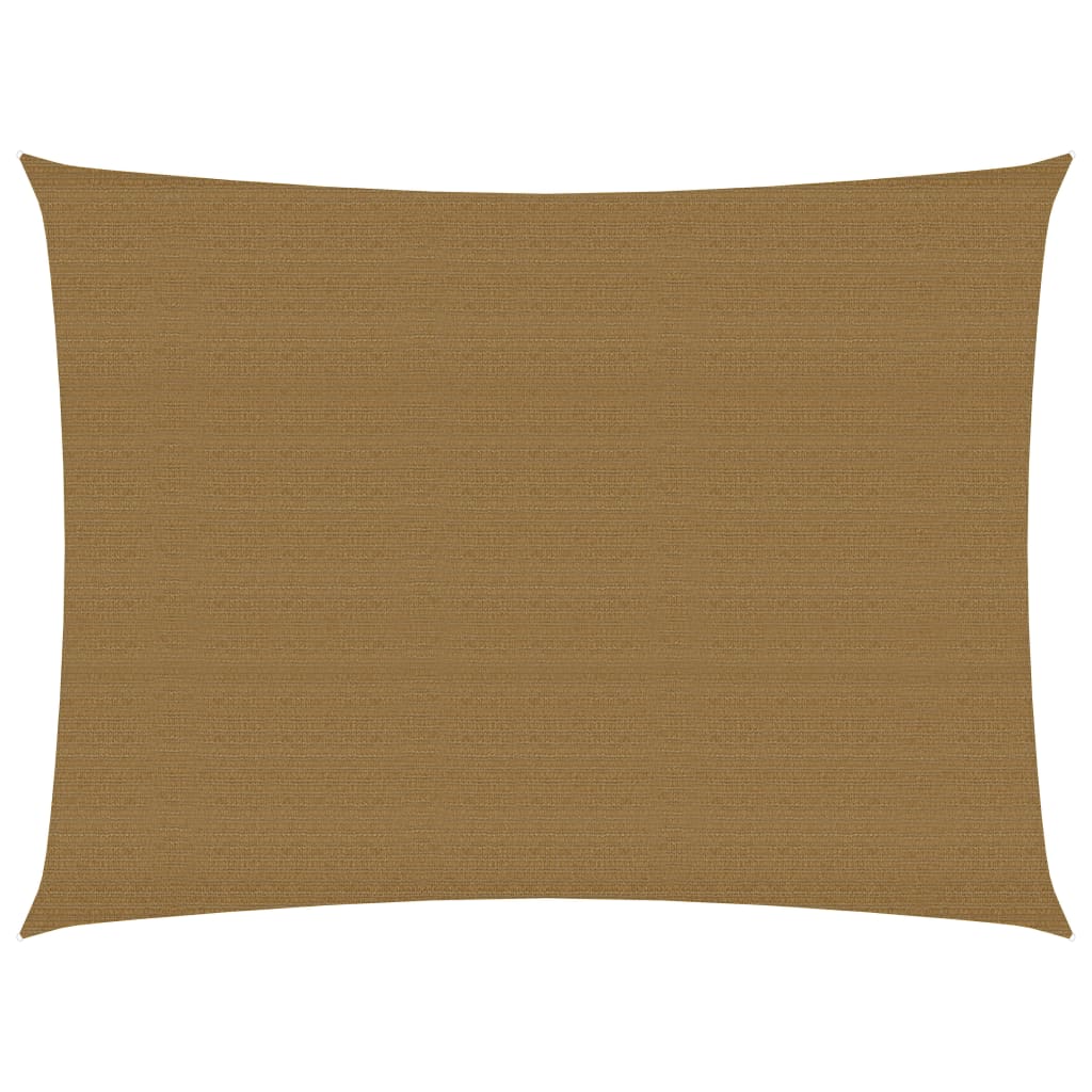 

Сонцезахисний тент Shumee 160 г / м2 Бежевий 250x400 см HDPE 311399