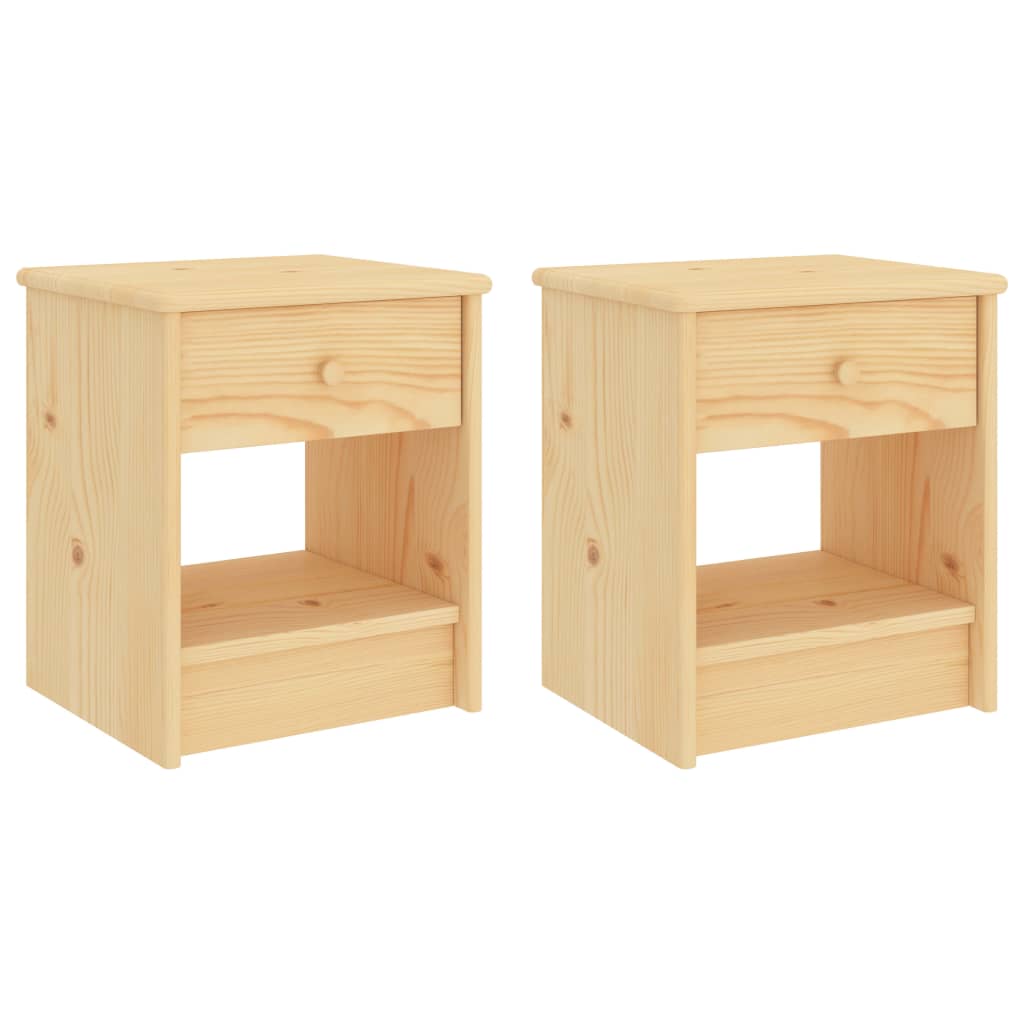 

Тумбочки Shumee 2 шт деревина сосни 35x30x40 см 322227