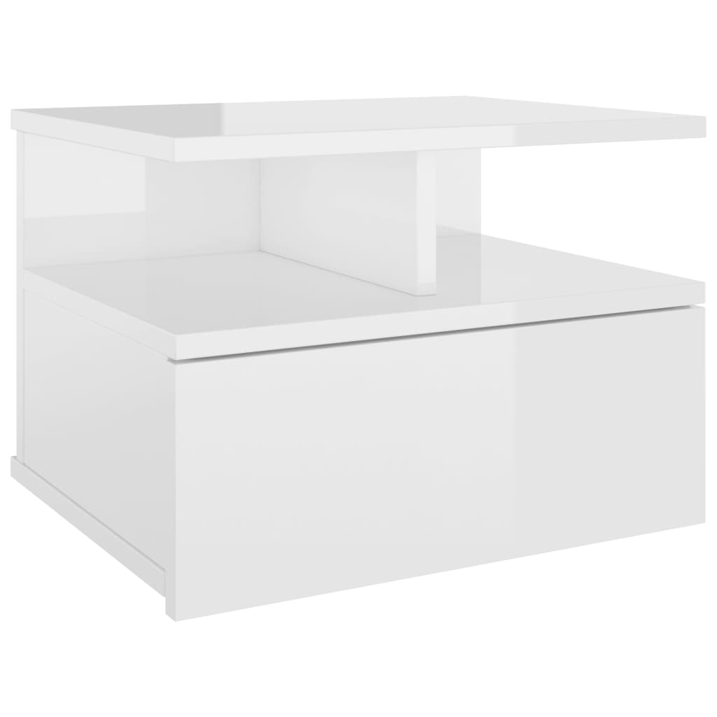 

Підвісна тумбочка Shumee глянцевий білий 40x31x27 см .800417