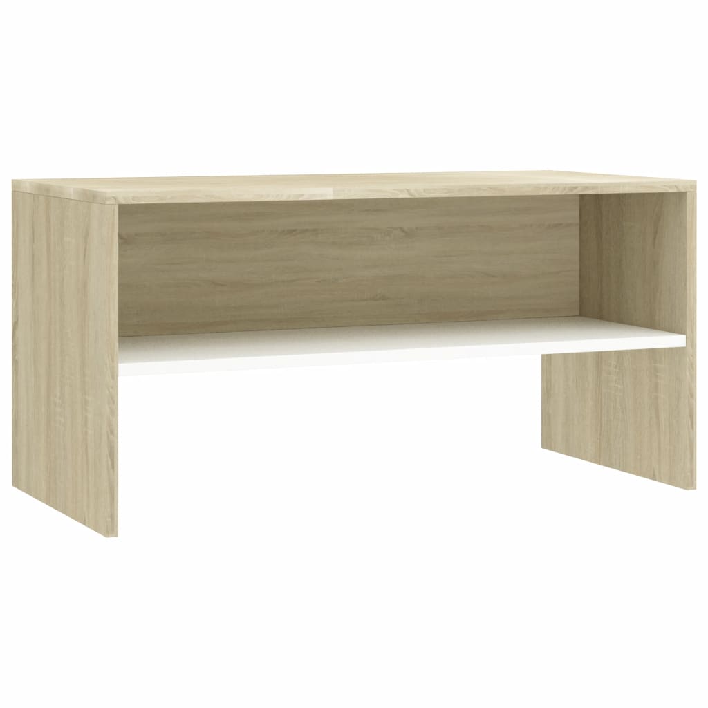 

Тумба під телевізор Shumee 80 x 40 x 40 см ДСП бежева 800059