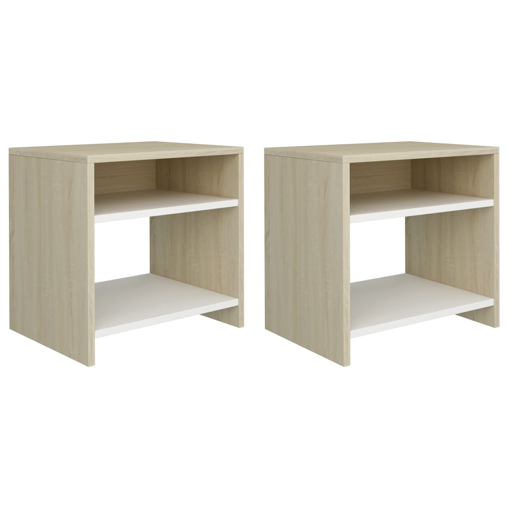 

2 Тумбочки Shumee дуб сонома 40x30x40 см ДСП 800020