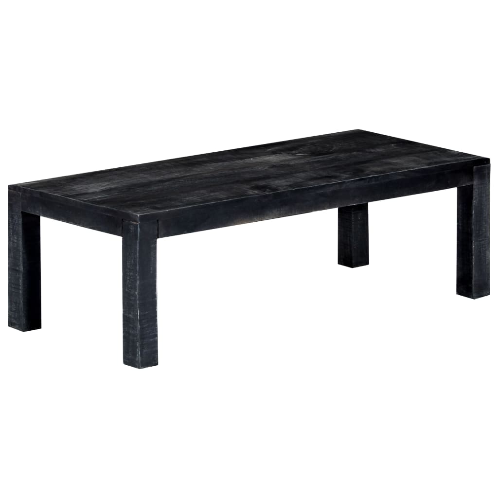 

Журнальний столик Shumee чорний 110x50x35 см деревина манго 247993