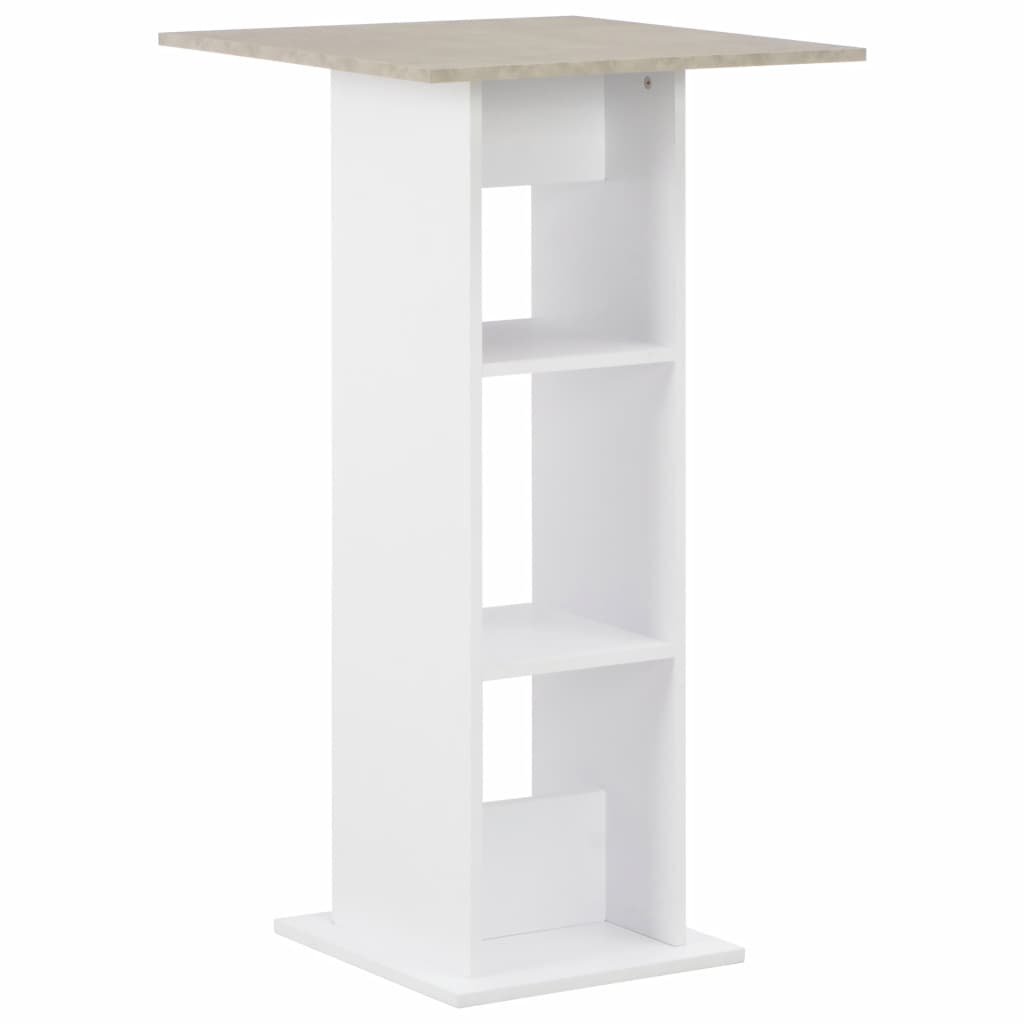 

Барний стіл Shumee 60 x 60 x 110 см білий 280208