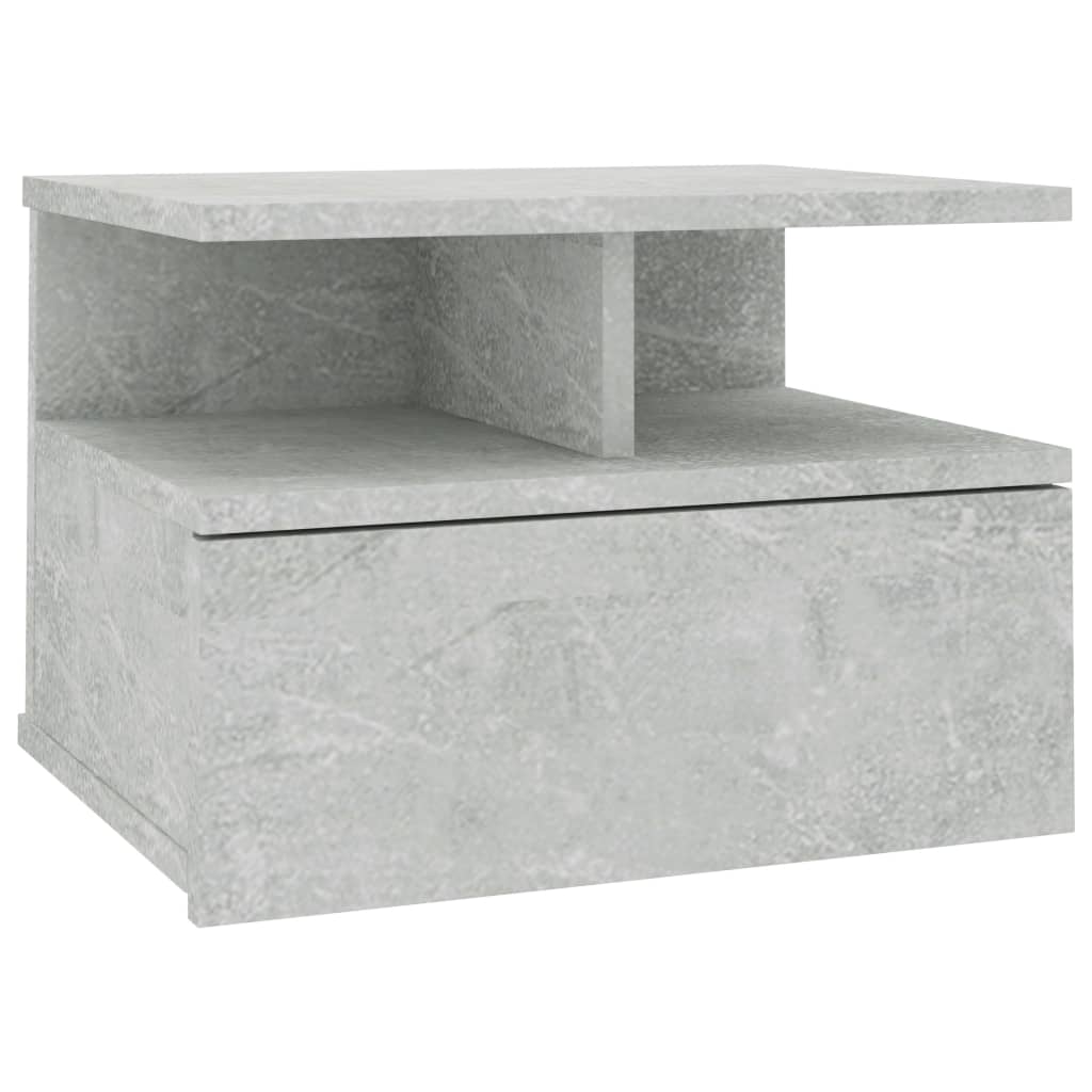 

Підвісна тумбочка Shumee бетонна сіра 40x31x27 см 800413