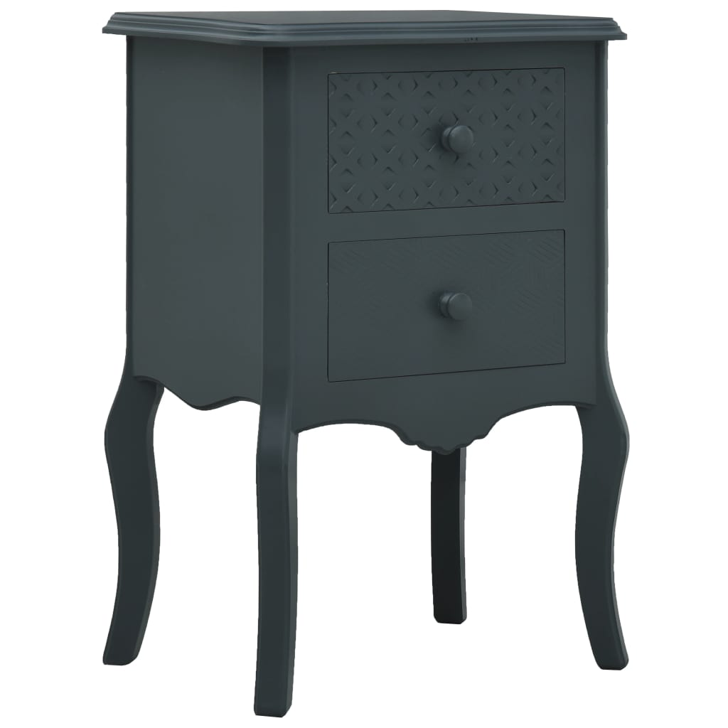 

Тумбочка Shumee сіра 43 x 32 x 65 см МДФ 285775