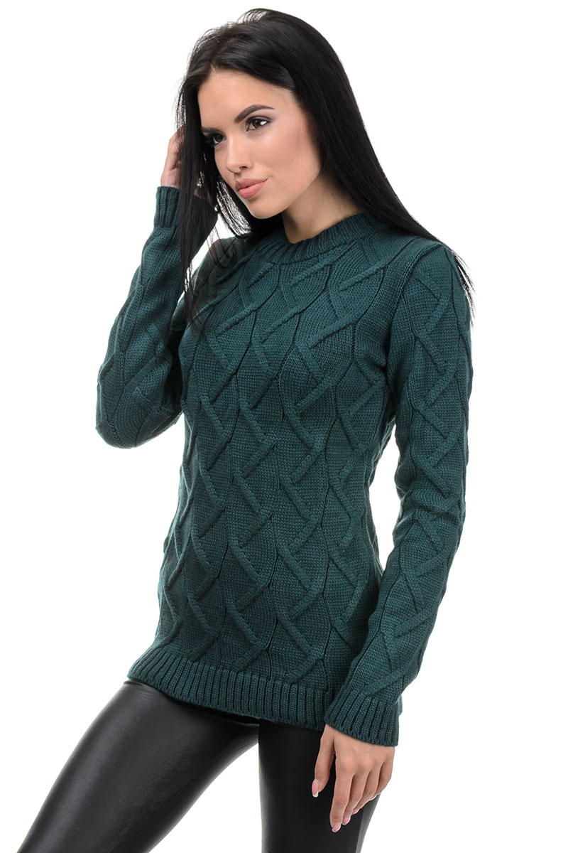 

Fashions • Свитер Зигзаг Fashions 42-48 бутылка (8742-нс)