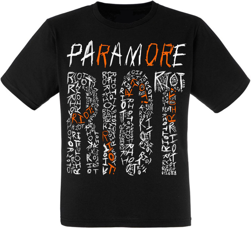 

Футболка Fat Cat Paramore "Riot!"  12954, Футболка Fat Cat Paramore "Riot!" M 12954